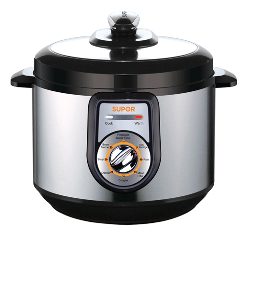 Nồi áp suất điện Supor CYYB50YA10VN-100 5 lít - Lòng nồi hợp kim nhôm chống dính, vỏ ngoài inox