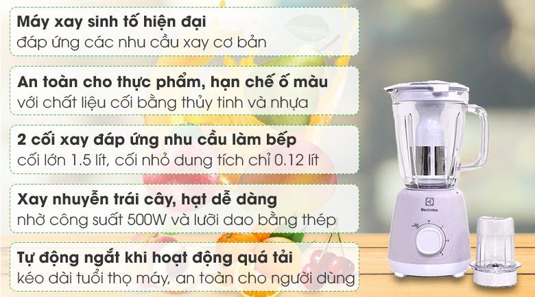 Máy xay sinh tố Electrolux EBR3646