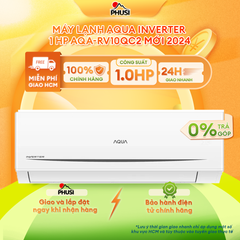 Máy lạnh Aqua Inverter 1HP/ 1.5HP AQA-RV10QC2/ AQA-RV13QC2 Mới 2024