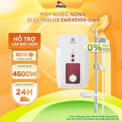 Máy nước nóng trực tiếp Electrolux EWE451GX-DWR màu trắng phối đỏ