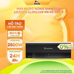 SLIM3 20 LUX VN / SLIM3 30 LUX VN Máy nước nóng lạnh gián tiếp Ariston SLIM3 20/30 LUX VN - Hàng Chính Hãng