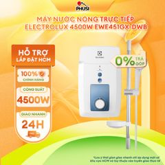 Máy nước nóng Electrolux EWE451GX-DWB (Trắng phối xanh) - Chính Hãng, Mới, Full Box