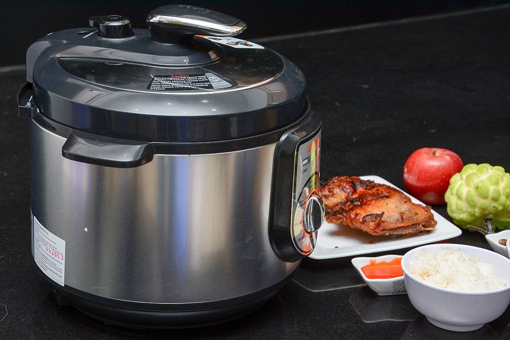 Nồi áp suất điện Supor CYYB50YA10VN-100 5 lít - Lòng nồi hợp kim nhôm chống dính, vỏ ngoài inox