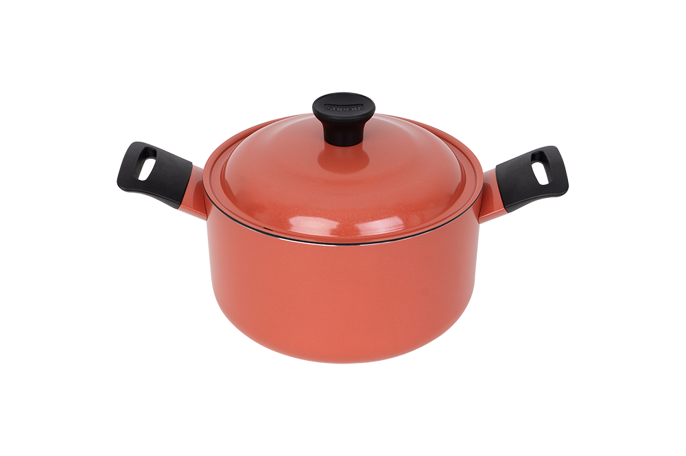 Nồi chống dính Supor TRENDY 2023 Carrot đáy từ H22104-ST18 - đủ size 18, 20, 22cm - nhôm phủ Titanium