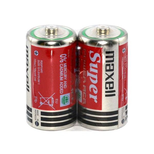 THÙNG PIN ĐẠI D 1.5V MAXELL R20P(AR) 2P - HÀNG CHÍNH HÃNG