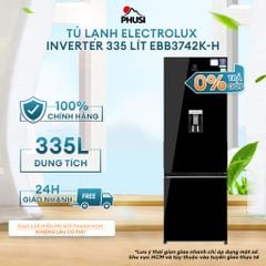 Tủ lạnh Electrolux Inverter 335 lít EBB3742K-H