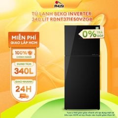 Tủ lạnh Beko Inverter 340 lít RDNT371E50VZGB [MIỄN PHÍ GIAO HÀNG - LẮP ĐẶT]
