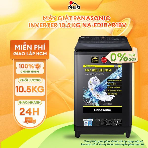 Máy giặt Panasonic Inverter 10.5 Kg NA-FD10AR1BV -