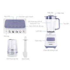 Máy xay sinh tố đa năng Philips HR2221/00 - Chính Hãng, Mới, Full Box