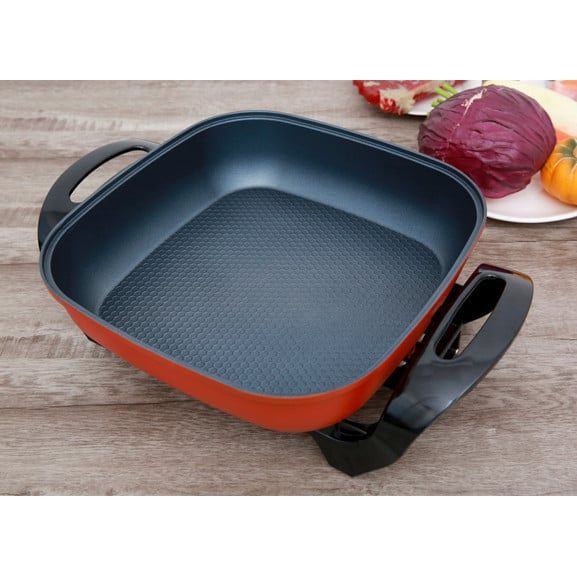 Nồi Lẩu điện Supor H30FK802VN-136 1360W - Nắp đậy Thủy tinh trong suốt, chịu nhiệt cao