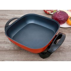 Nồi Lẩu điện Supor H30FK802VN-136 1360W - Nắp đậy Thủy tinh trong suốt, chịu nhiệt cao