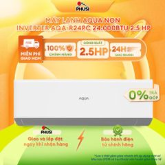 AQA-R24PC Máy Lạnh AQUA Non Inverter 24.000BTU 2.5 HP [GIAO HÀNG MIỄN PHÍ HCM]