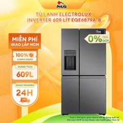 Tủ lạnh Electrolux Inverter 609 Lít EQE6879A-B [Giao lắp miễn phí HCM] Hàng chính hãng
