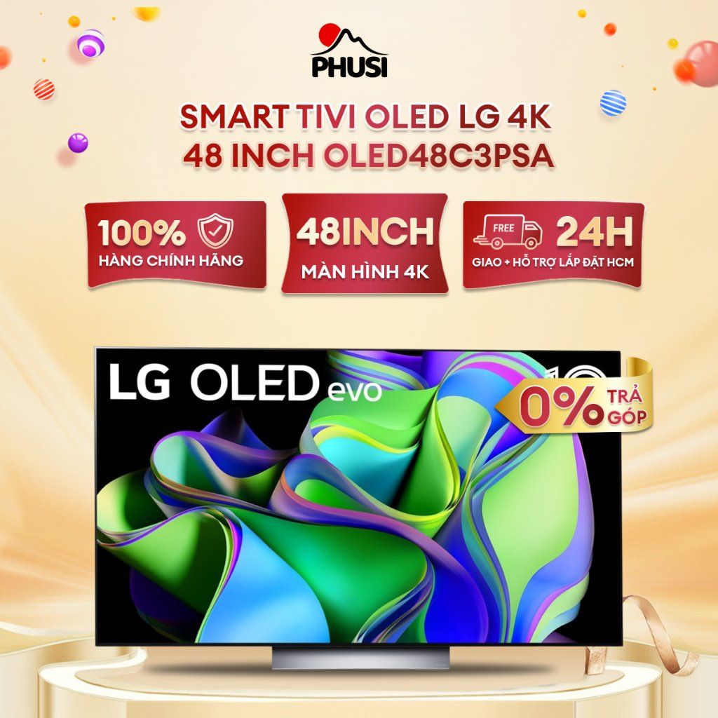 Smart Tivi OLED LG 4K 48 inch OLED48C3PSA -