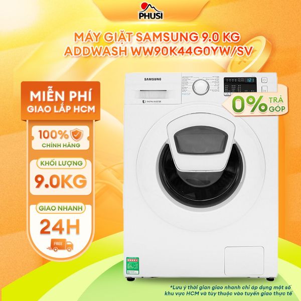 Máy giặt Samsung 9.0 Kg Addwash WW90K44G0YW/SV