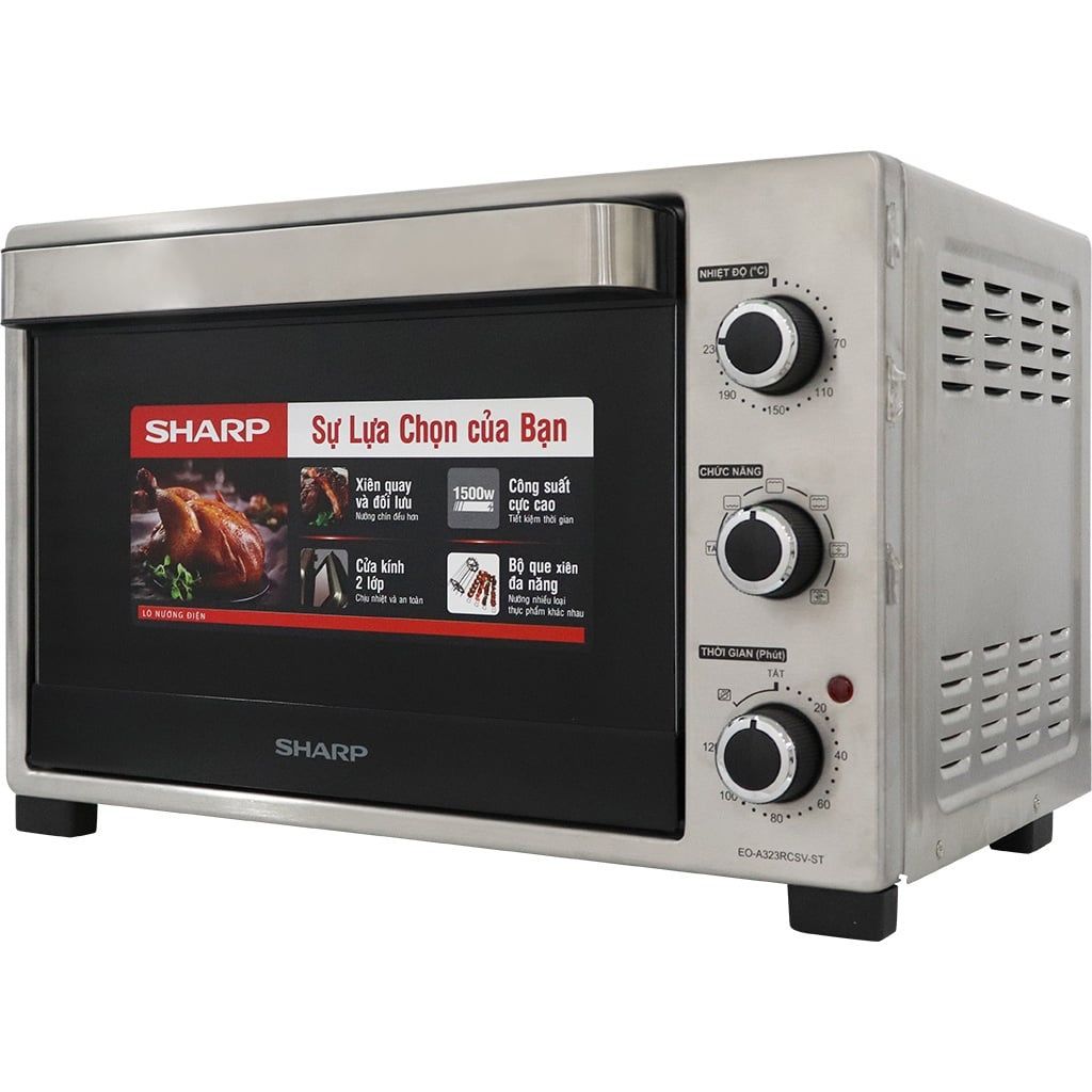 Lò nướng Sharp EO-A323RCSV-ST 32 lít - Chính Hãng, Mới, Full Box