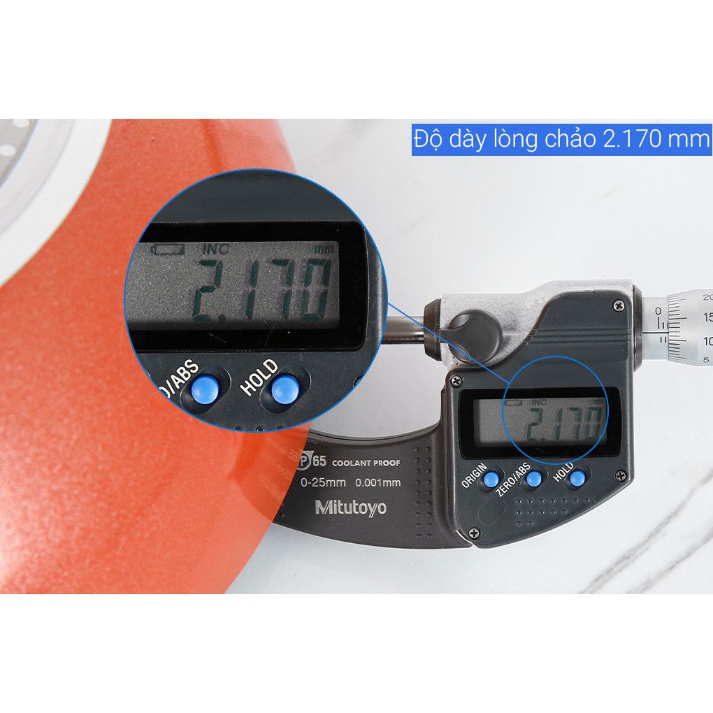 Chảo nhôm sâu chống dính đáy từ 26 cm Supor Trendy H22104-C26A - hợp kim nhôm 3003, lòng chảo phủ chống dính PTFE