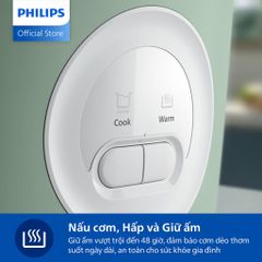 Nồi Cơm Điện Philips HD3212/32 1.8 lít | 5 lớp| nhiệt 3D - Hàng Chính Hãng