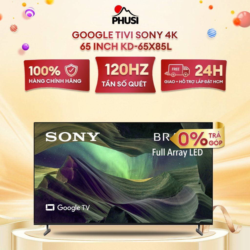 Google Tivi Sony 4K 65 inch KD-65X85L VN3