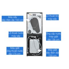 Máy giặt sấy LG Inverter 14 kg WT1410NHB