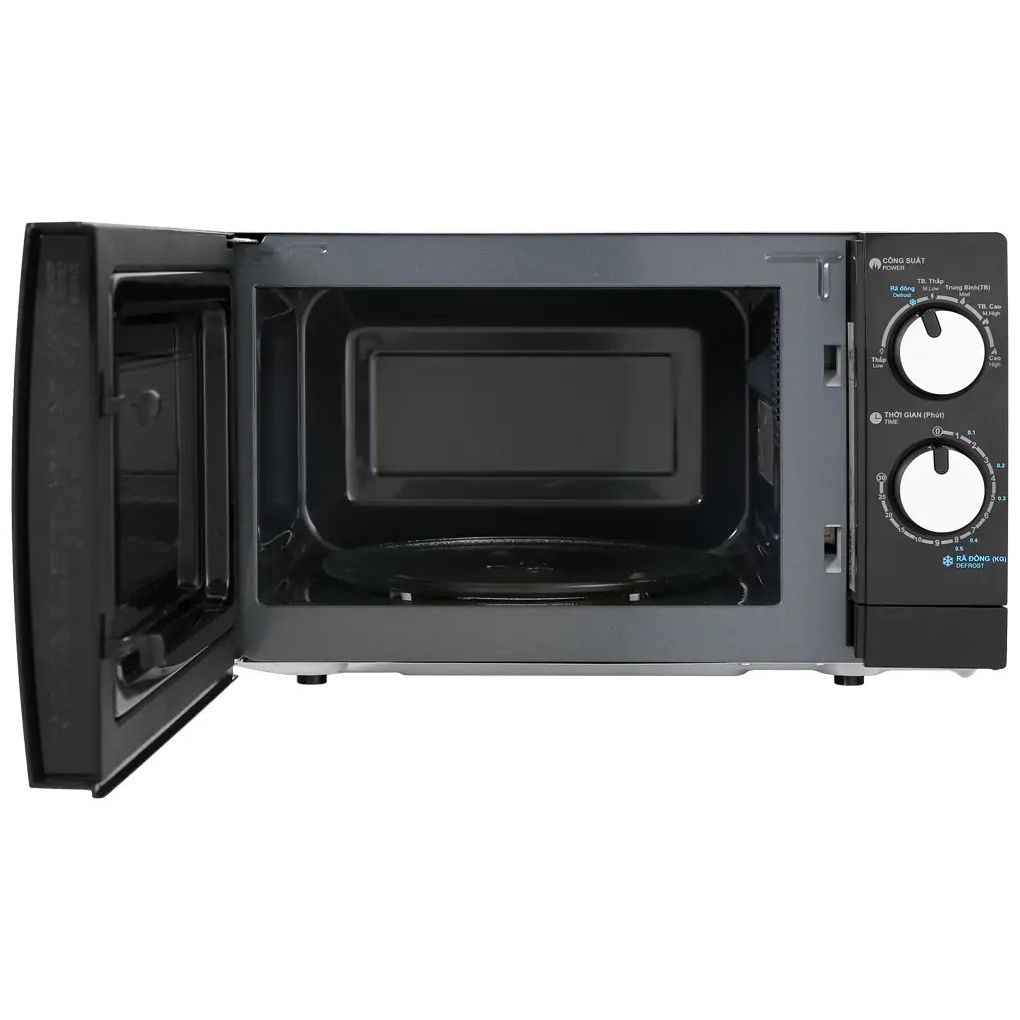 Lò vi sóng Sharp để bàn R-208VN-WS 20 lít Hẹn giờ nấu, Khoang lò có đèn - Chính Hãng, Mới, Full Box