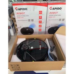 Robot Hút Bụi Lau Nhà Rapido R7S Lực Hút 2500PA - Robot Hút Bụi Thông Minh - Chính Hãng, Mới, Full Box