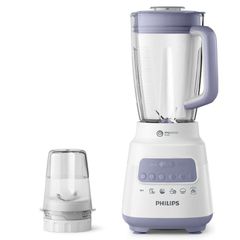 Máy xay sinh tốHR2222 700 W, cối 2 lít, 5 tốc độ và 1 số nhồi, cối xay khô/ngũ cốc