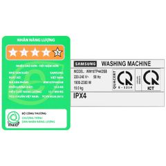 Máy Giặt Lồng Ngang Samsung Inverter 10kg WW10TP44DSB/SV