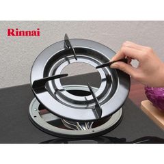 Bếp Gas Đôi 6 Tấc RINNAI RV-6 Double Glass (B) Chén Đồng Có Đầu Hâm Tiết Kiệm Gas Bảo Hành Chính Hãng 2 Năm