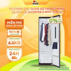 Tủ chăm sóc quần áo thông minh LG Styler Inverter 5 móc S5BOC -