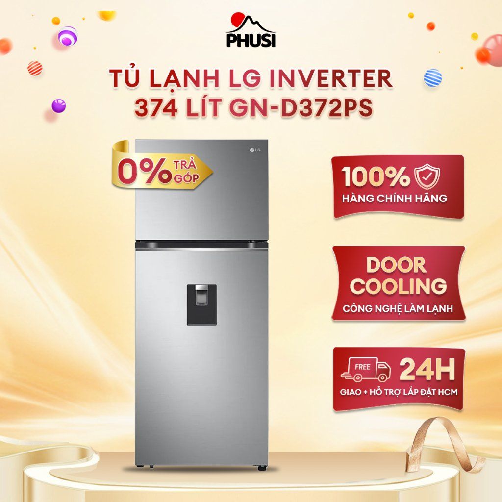 Tủ lạnh LG Inverter 374 lít GN-D372PSA