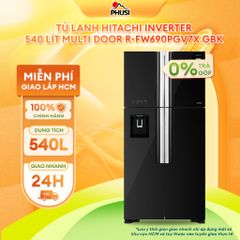 Tủ lạnh Hitachi Inverter 540 lít Multi Door R-FW690PGV7X GBK  -