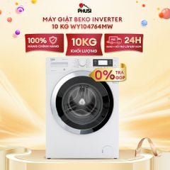 [MIỄN PHÍ GIAO HÀNG - LẮP ĐẶT] WY104764MW - Máy giặt Beko Inverter 10 kg WY104764MW