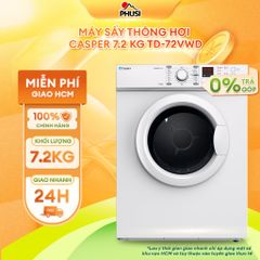 Máy Sấy Thông Hơi Lồng Ngang Casper 7.2 kg TD-72VWD
