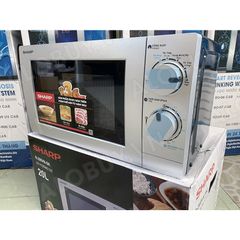 Lò vi sóng Sharp để bàn 20 lít R-209VN-SK Chuông báo, Khoang lò có đèn- Chính Hãng, Mới, Full Box