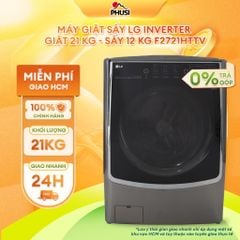 Máy giặt sấy LG Inverter giặt 21 kg - sấy 12 kg F2721HTTV