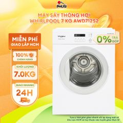 Máy sấy thông hơi Whirlpool 7 kg AWD712S2