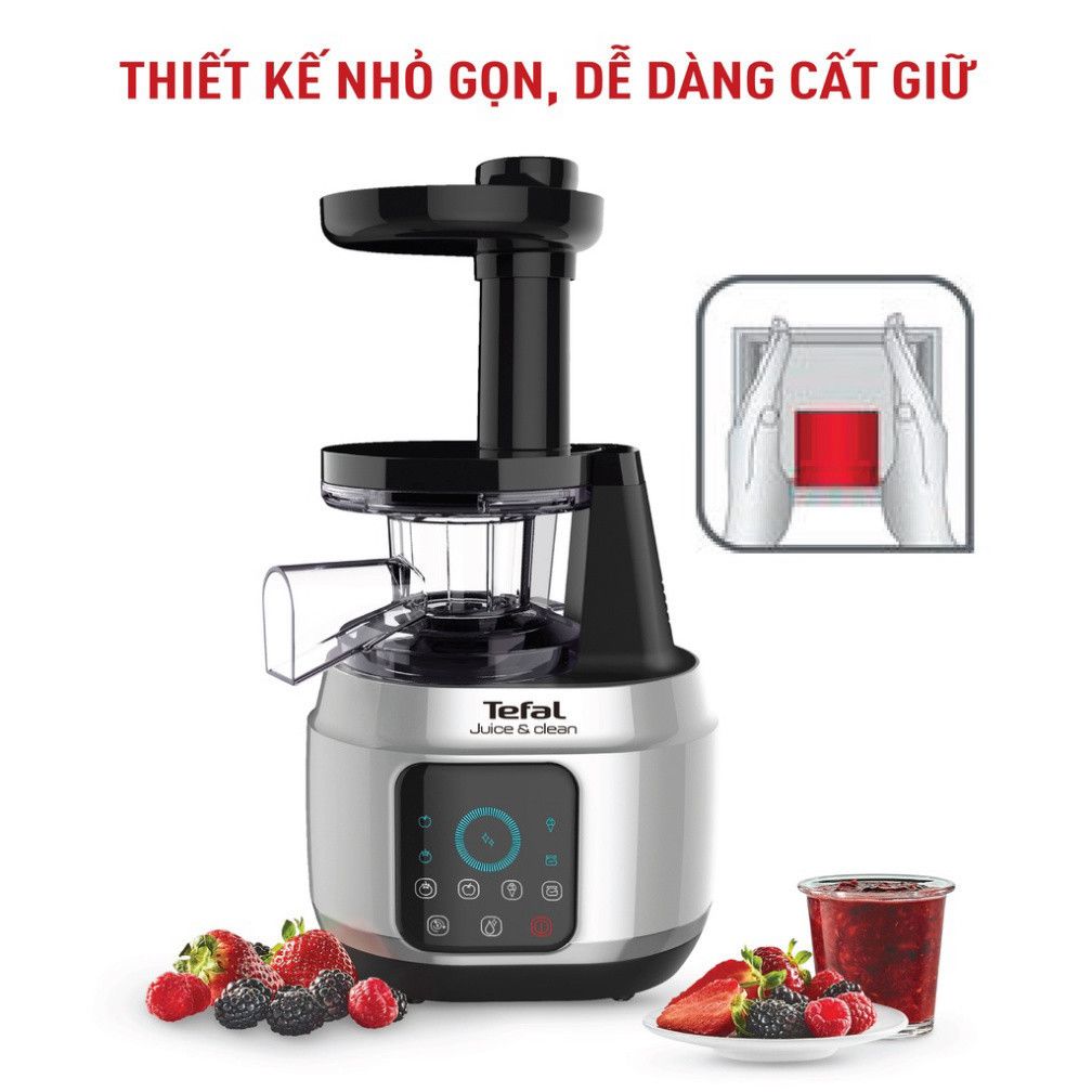 Máy ép chậm trái cây Tefal ZC420E38 Hàng Mới Chính Hãng- BH 2 năm