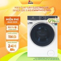 Máy Giặt Sấy Lồng Ngang Electrolux Inverter 11 kg EWW1142Q7WB