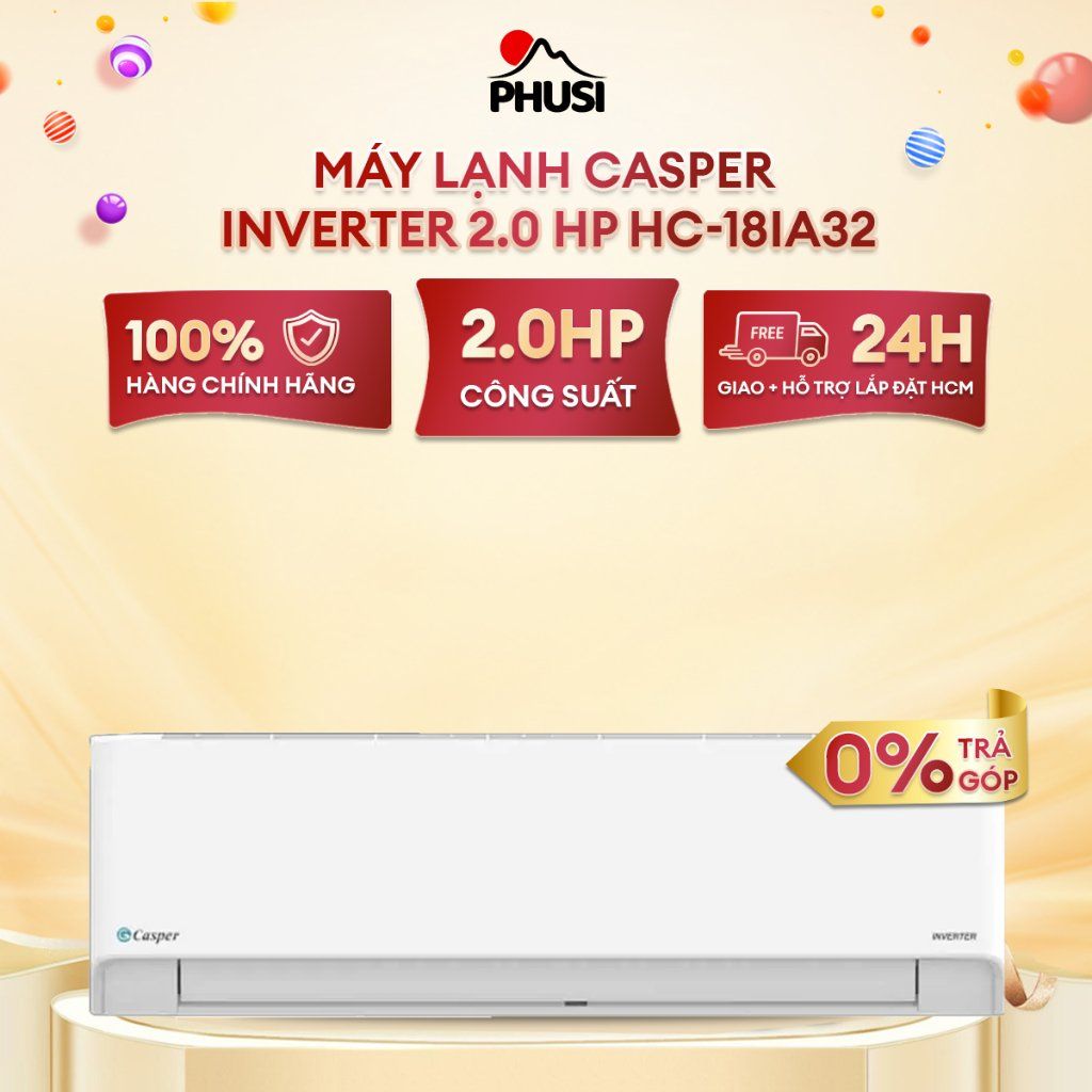 Máy lạnh Casper Inverter 2.0 HP HC-18IA32