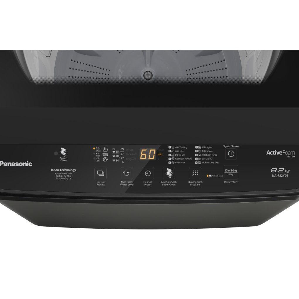 Máy Giặt Lồng Đứng Panasonic 8.2 kg NA-F82Y01DRV