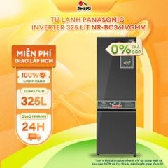 Tủ lạnh Panasonic Inverter 325 lít NR-BC361VGMV