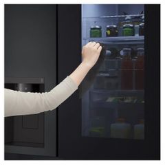 Tủ lạnh LG Instaview lấy nước ngoài UVnano 635L màu đen GR-G257BL