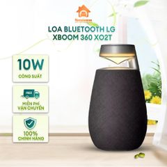 XO2TBK Loa LG Xboom 360 XO2TBK Âm thanh 360 độ, Chỉ báo pin, Ứng dụng Bluetooth, Chế độ nhiều loa