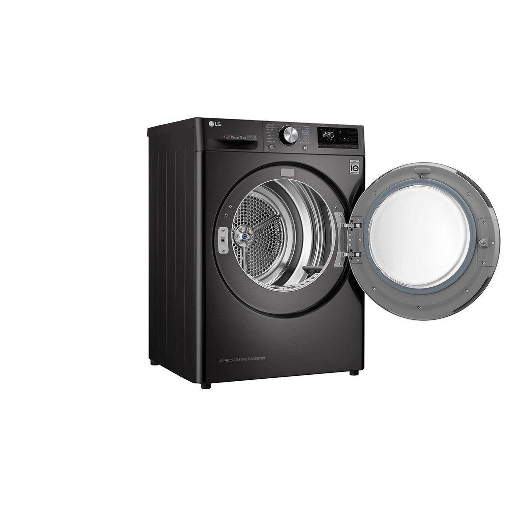 Máy Sấy Bơm Nhiệt Lồng Ngang LG Inverter 9 Kg DVHP09B.BBLPEVN