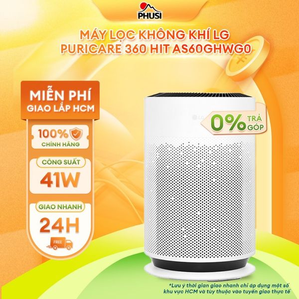 Máy lọc không khí LG PuriCare 360 Hit AS60GHWG0 41W -