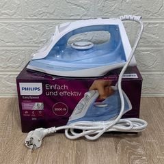 Bàn Ủi Hơi Nước PHILIPS GC1740/20 - Ngăn Chứa Nước 220ml - Hơi Phun Liên Tục 25g/ph - Hàng Chính Hãng Bảo Hành 24 Tháng