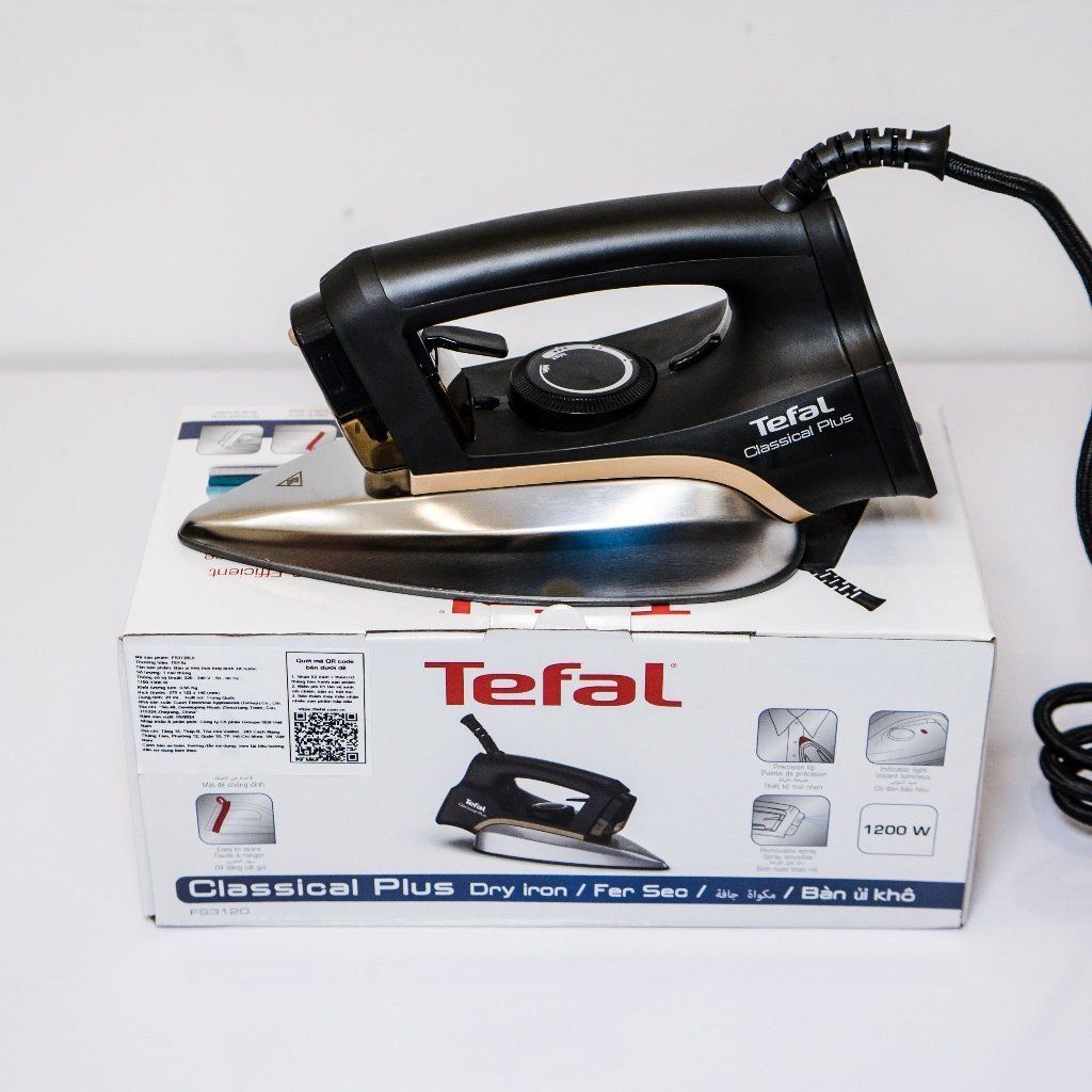 Bàn ủi khô tích hợp bình xịt nước Tefal FS3120L0 - Hàng Chính hãng / Bảo Hành 02 Năm