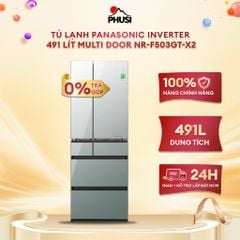 Tủ lạnh Panasonic Inverter 491 lít Multi Door NR-F503GT-X2