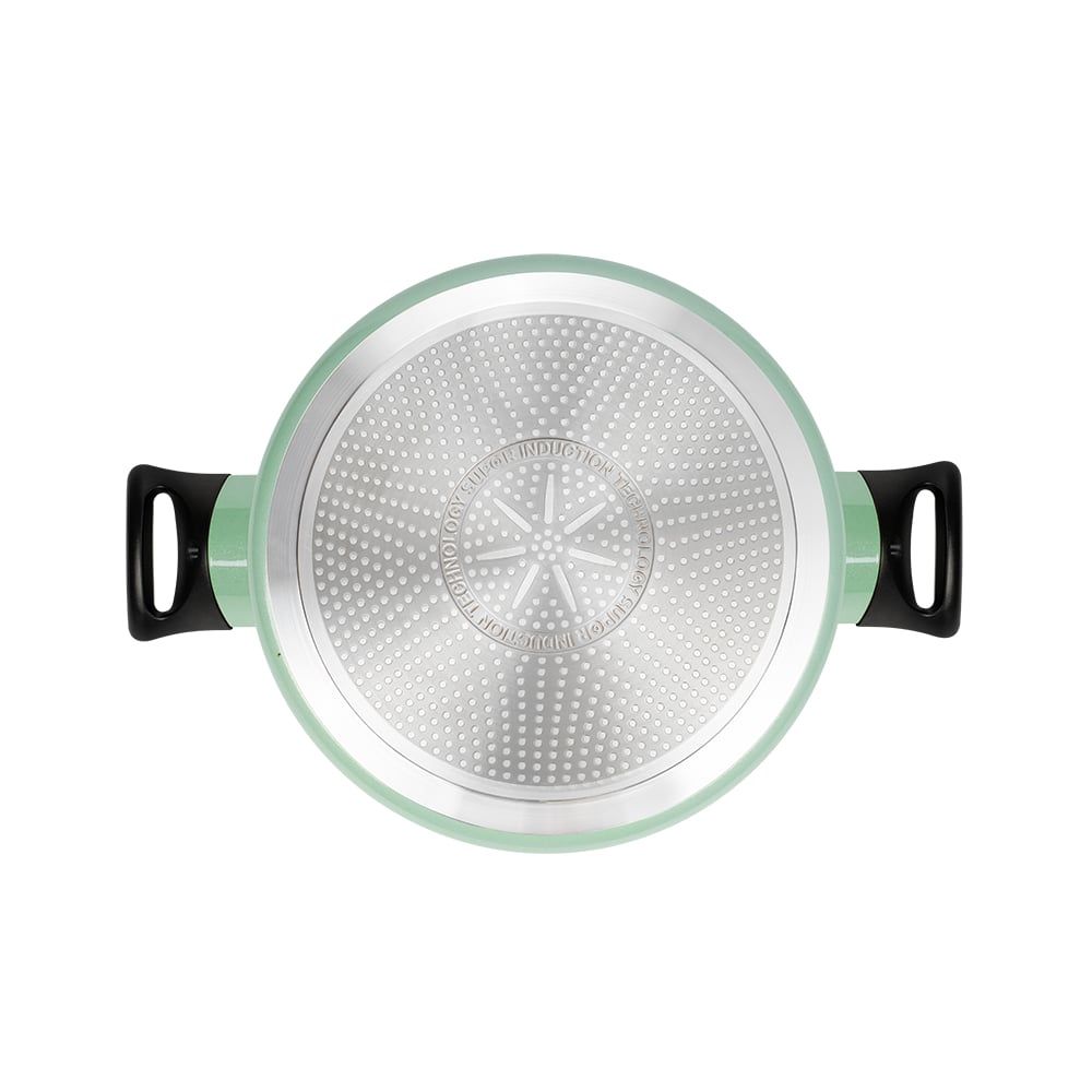 H23108-ST26 Nồi vân đá Rock Art xanh, dùng cho bếp từ Supor H23108-ST26